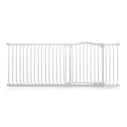 Safetots Curved Top Safety Gate - Matt White, 189cm - 198cm