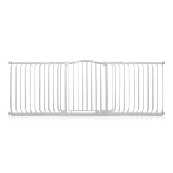 Safetots Curved Top Safety Gate - Matt White, 197cm - 206cm