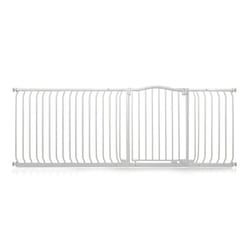 Safetots Curved Top Safety Gate - Matt White, 207cm - 216cm