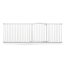 Safetots Curved Top Safety Gate - Matt White, 216cm - 225cm