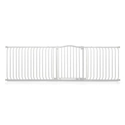Safetots Curved Top Safety Gate - Matt White, 234cm - 243cm