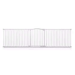 Safetots Curved Top Safety Gate - Matt White, 271cm - 280cm