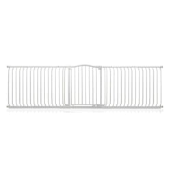Safetots Curved Top Safety Gate - Matt White, 271cm - 280cm