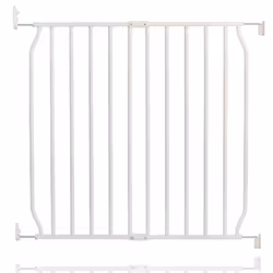 Safetots Eco Screw Fit Baby Gate - 70cm - 80cm, White