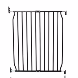 Safetots Eco Screw Fit Baby Gate - 70cm - 80cm, Black