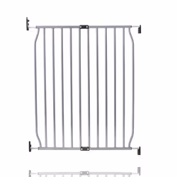 Safetots Eco Screw Fit Baby Gate - 70cm - 80cm, Grey