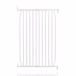 Safetots Extra Tall Eco Screw Fit Baby Gate - 70cm - 80cm, White