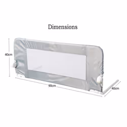 Safetots Mesh Bed Rail - White, 90cm L x 40cm H
