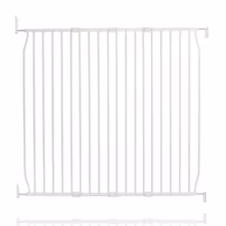 Safetots Eco Screw Fit Baby Gate - 110cm - 120cm, White