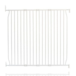 Safetots Eco Screw Fit Baby Gate - 110cm - 120cm, White