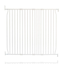 Safetots Eco Screw Fit Baby Gate - 120cm - 130cm, White