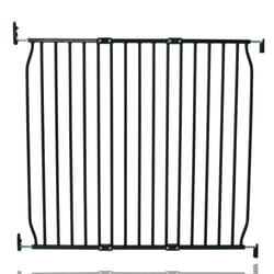 Safetots Eco Screw Fit Baby Gate - 100cm - 110cm, Black