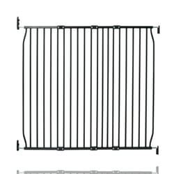 Safetots Eco Screw Fit Baby Gate - 120cm - 130cm, Black