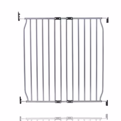 Safetots Eco Screw Fit Baby Gate - 80cm - 90cm, Grey