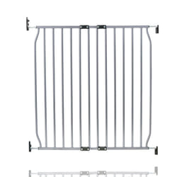 Safetots Eco Screw Fit Baby Gate - 80cm - 90cm, Grey
