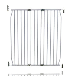 Safetots Eco Screw Fit Baby Gate - 90cm - 100cm, Grey