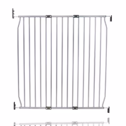 Safetots Eco Screw Fit Baby Gate - 100cm - 110cm, Grey
