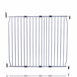 Safetots Eco Screw Fit Baby Gate - 120cm - 130cm, Grey
