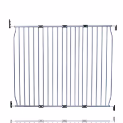 Safetots Eco Screw Fit Baby Gate - 130cm - 140cm, Grey