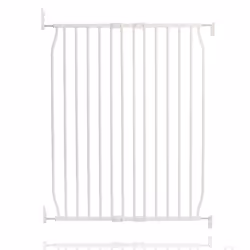 Safetots Extra Tall Eco Screw Fit Baby Gate - 80cm - 90cm, White