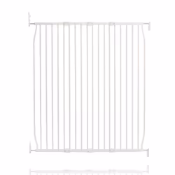 Safetots Extra Tall Eco Screw Fit Baby Gate - 110cm - 120cm, White