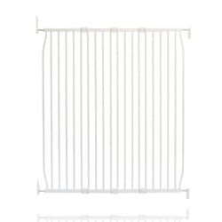 Safetots Extra Tall Eco Screw Fit Baby Gate - 110cm - 120cm, White
