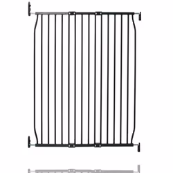 Safetots Extra Tall Eco Screw Fit Baby Gate - 90cm - 100cm, Black