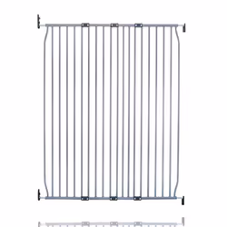 Safetots Extra Tall Eco Screw Fit Baby Gate - 110cm - 120cm, Grey