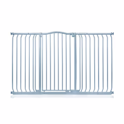 Safetots Extra Tall Curved Top Gate - Matt Grey, 152cm - 161cm