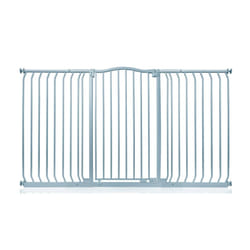 Safetots Extra Tall Curved Top Gate - Matt Grey, 161cm - 170cm