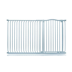 Safetots Extra Tall Curved Top Gate - Matt Grey, 171cm - 180cm