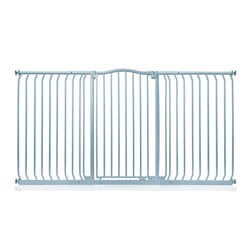Safetots Extra Tall Curved Top Gate - Matt Grey, 179cm - 188cm