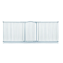 Safetots Extra Tall Curved Top Gate - Matt Grey, 271cm - 280cm