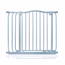Safetots Curved Top Safety Gate - Matt Grey, 80cm - 89cm
