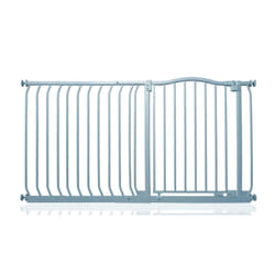 Safetots Curved Top Safety Gate - Matt Grey, 134cm - 143cm