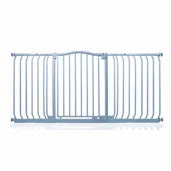Safetots Curved Top Safety Gate - Matt Grey, 152cm - 161cm