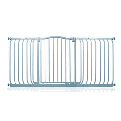 Safetots Curved Top Safety Gate - Matt Grey, 152cm - 161cm