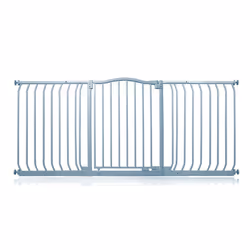Safetots Curved Top Safety Gate - Matt Grey, 161cm - 170cm
