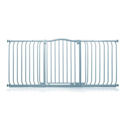 Safetots Curved Top Safety Gate - Matt Grey, 161cm - 170cm