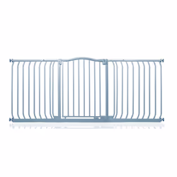 Safetots Curved Top Safety Gate - Matt Grey, 170cm - 179cm