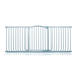 Safetots Curved Top Safety Gate - Matt Grey, 179cm - 188cm