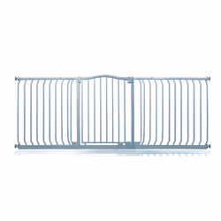 Safetots Curved Top Safety Gate - Matt Grey, 188cm - 197cm