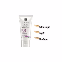 2 x Avon True NutraEffects BB Cream Anti Aging SPF 15 Extra Light