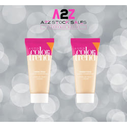 2x Avon Color Trend Fresh Face Liquid Foundation SPF 15 Natural