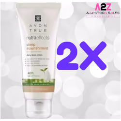 2x Avon NutraEffects - Deep Nourishment - Body Lotion - Travel Size