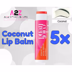 5x Avon COLOR TREND Lush lips Balm - Coconut
