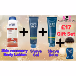 Avon Shaving set - Shave brush - Shave Gel - Shave Balm - Body lotion