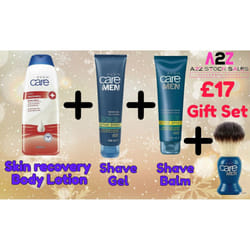 Avon Shaving set - Shave brush - Shave Gel - Shave Balm - Body lotion