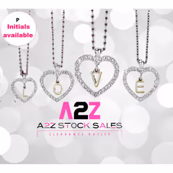 Avon Initial Love Heart Valerie Necklace Letter P in Gift Box