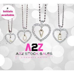 Avon Initial Love Heart Valerie Necklace Letter P in Gift Box